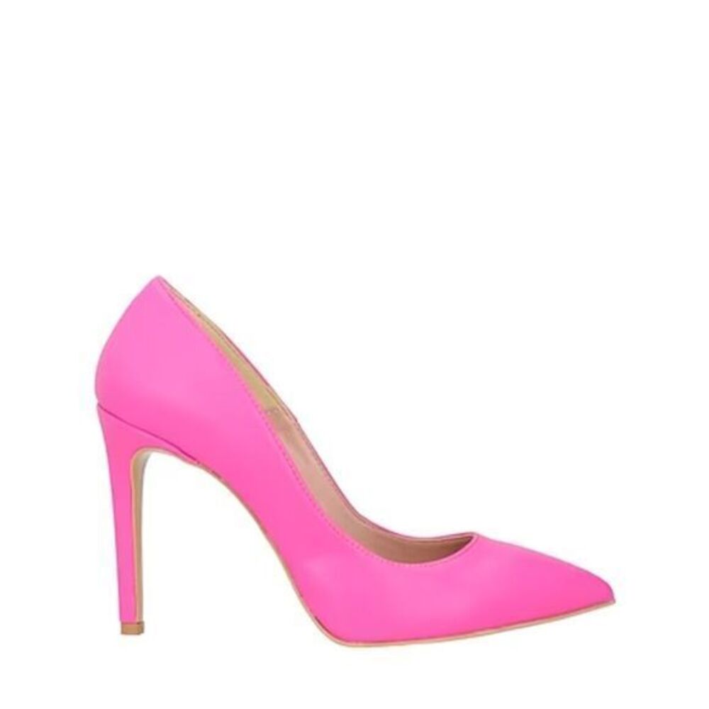 Divine Follie Italian Crafted Fuchsia Stiletto Pumps High Heel Pointed‎ Toe